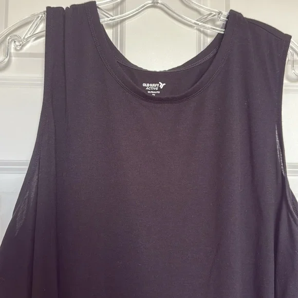 Old Navy Black Activewear Tunic Tank, 3X, NWOT - Picture 2 of 6